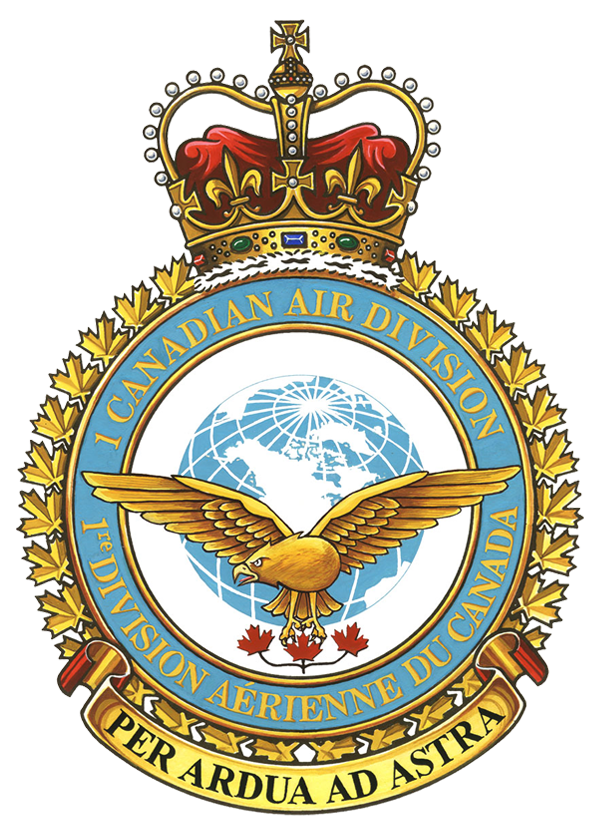 Headquarters, 1 Canadian Air Div Logo